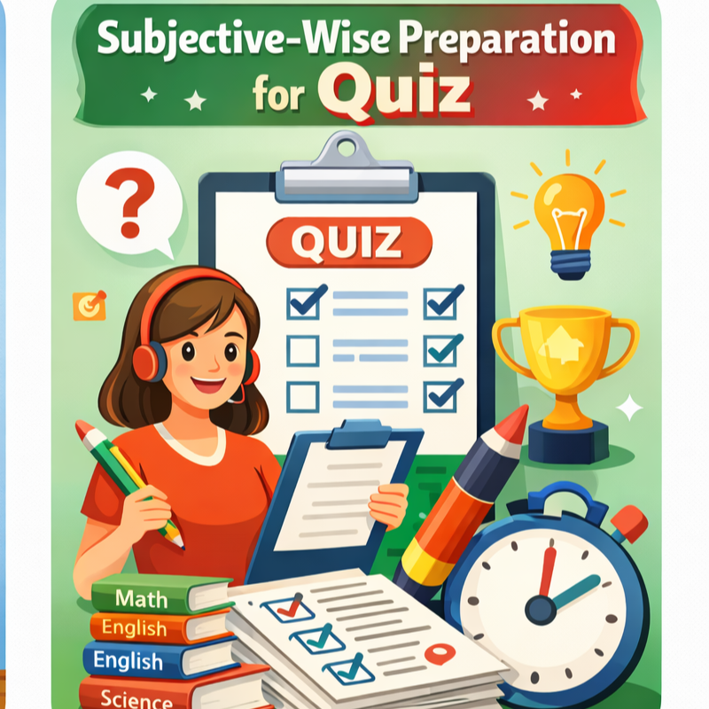 Subjective preparation Quiz